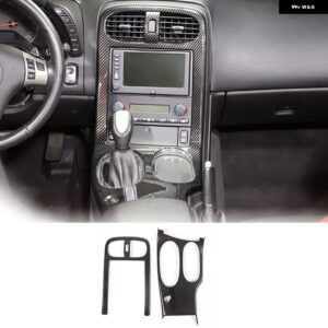 シボレー コルベット C6 2005-2013 ABS カーボンガラスリフトフレームアームレスト ボックス カバー ステッカー カーアクセサリー - 14