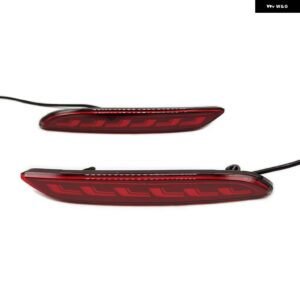 シボレー LED リアバンパー リフレクターライト キャバリエ 2019-23 流れるウィンカーブレーキ駆動ランプ カスタムパーツ アクセサリー