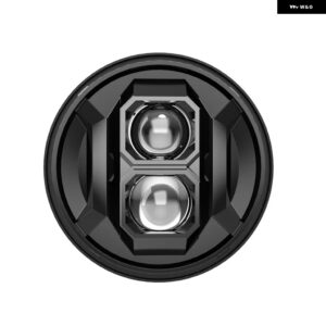 スズキ 7インチ LED 灯台ヘッドライト HI/LOW ヘッドランプ VW ポロ 2023 自動灯台 LADA 4X4 ラングラー JK サムラ - 1pcs black