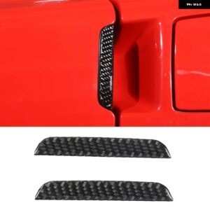 シボレー コルベット 2005-2013 ソフトカーボン車外装ハンドルドアボウルステッカー 車外装アクセサリー カスタムパーツ アクセサリー 交換 - Style A carbon fiber