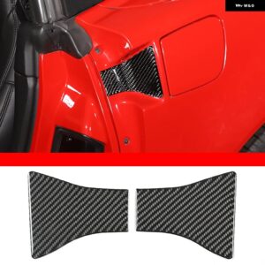 シボレー コルベット 2005-2013 ソフトカーボン車外装ハンドルドアボウルステッカー 車外装アクセサリー カスタムパーツ アクセサリー 交換 - Style B carbon fiber