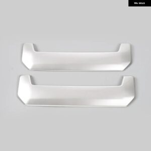 スズキ インテリアモールディング ABS ドア ボックス 装飾 パネルカバー ステッカー ジムニー 2007-2017 カーアクセサリー カスタム - Silver