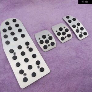 スズキ カーアクセサリーアクセルガス燃料ブレーキフットレスト ペダル パッド ジムニースイフトMT/AT オートスタイリング カバー ステッカ - MT 4pcs