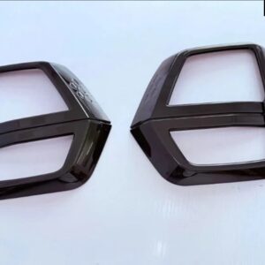 シボレー コロラド 2024 2025 カーアクセサリー ABS クロームフロントフォグライト ランプ カバー トリム モールディングベゼルガーニ - piano black