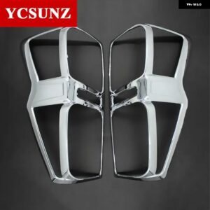 ABS テールライト カバー いすゞ DMAX D-MAX 2020-23 V-クロス AT35 サフィールダブルキャビンカーアクセサリー カスタムパーツ アクセサリ - Chrome