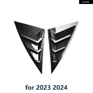 クォーターサイドウィンドウ ルーバー AEOLUS A30 スクープカバー ベントスポイラー 2020-2024 装飾アクセサリー カスタムパーツ アクセサ - 23-24 Carbon Paint