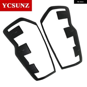 ABS テールライト ランプ カバー いすゞ D-MAX DMAX 2023 2024 ピックアップトラックカースタイリング部品 カスタムパーツ アクセサリー 交 - black
