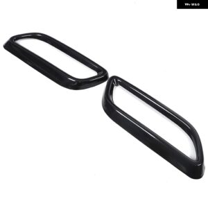 キャデラック CT4 CT5 2020-2023 CT6 2023-2025 ステンレス テールマフラーマフラー出力カバー トリム カーアクセサリー カスタムパーツ ア - Style B Black