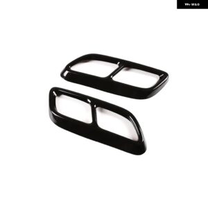 キャデラック CT4 CT5 2020-2023 CT6 2023-2025 ステンレス テールマフラーマフラー出力カバー トリム カーアクセサリー カスタムパーツ ア - black