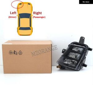 LED フォグライト VW ゴルフ 7 A7 MK7 GTI GTD 2013-17 ヘッドライト フロント LED DRL フォグランプ カーアクセサリー カスタムパーツ ア - left fog