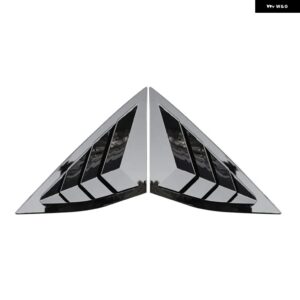クォーターサイドウィンドウ ルーバー AEOLUS A60 MAX スクープカバー ベントスポイラー 2021-2024 装飾アクセサリー カスタムパーツ アク - Glossy Black
