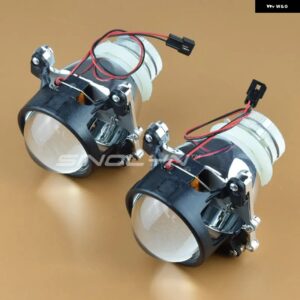2.5インチ バイキセノンプロジェクターレンズ H4 ヘッドライト D2S D2S HID/LED ヘッドランプ レンズカーアクセサリーチューニングレトロフ - Without Shrouds