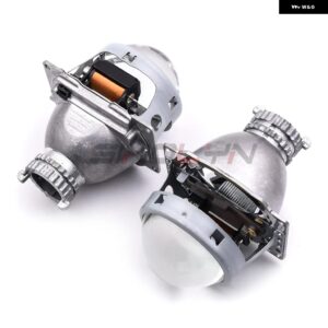 3インチ バイキセノンプロジェクターレンズヘッドライト H4 小糸 Q5 D2S D2H HID ヘッドランプ ライト カーアクセサリーチューニング カス - Without Shrouds
