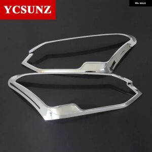 ABS ヘッドライト カバー アクセサリーいすゞ MU-X MUX 2018 2019 2020 車 外装 部品 カスタムパーツ アクセサリー 交換用部品 互換品 - Chrome