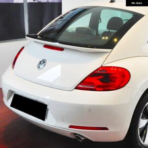 スポイラー VW ビートル 2013 2018 リアウイングアクセサリー白テールフィン カスタムパーツ アクセサリー 交換用部品 互換品 - White Black