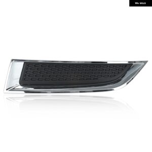 フォグライト カバー GMC アカディア 2013-2016 2017 フロントバンパー ヘッドライト 装飾フレームベゼルカバー グリル カーアクセサリー - Left