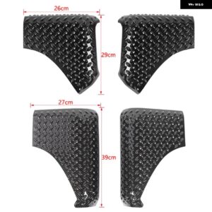 スズキ フロントリアフェンダーサイドテールゲートアングルラップ装飾カバー ジムニー 2019-24 アップ カスタムパーツ アクセサリー 交換用 - cabon a set
