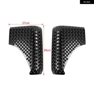 スズキ フロントリアフェンダーサイドテールゲートアングルラップ装飾カバー ジムニー 2019-24 アップ カスタムパーツ アクセサリー 交換用 - rear black