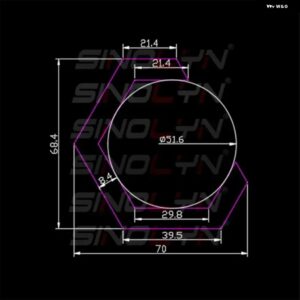 六角 RGB エンジェルアイアプリ LED ハローライト リングヘッドライト プロジェクターライト チューニングマルチカラーカーアクセサリー自動 - 70mm x 2pcs