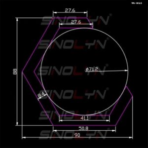 六角 RGB エンジェルアイアプリ LED ハローライト リングヘッドライト プロジェクターライト チューニングマルチカラーカーアクセサリー自動 - 90mm x 2pcs