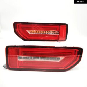 スズキ LED リフレクターテールランプ ジムニー 2019-23 テールライト リアランプ パーキングブレーキ ライト フローウインカー カスタ - Red Left and Right