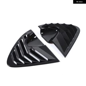 SEAT LEON 2008-2012 車リア三角ブラインド装飾カバー ステッカー ABS オートアクセサリー 2個 カスタムパーツ アクセサリー 交換用部品 互 - Piano Black