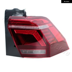 LED テールライト アセンブリウィンカーライト ブレーキ ライト ランプ リアフォグランプ VW ティグアン 2017-21-2023 カスタムパーツ アク - Outside Right