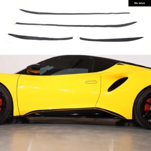 ロータス EMIRA 2021-23 車体ウエストサイドステッカー ドア防水 デカール車体ドアアクセサリー装飾 カスタムパーツ アクセサリー 交換用部 - black
