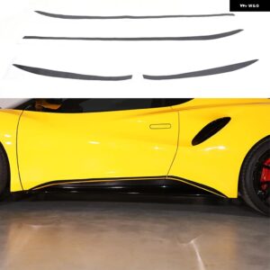 ロータス EMIRA 2021-23 車体ウエストサイドステッカー ドア防水 デカール車体ドアアクセサリー装飾 カスタムパーツ アクセサリー 交換用部 - carbon fiber