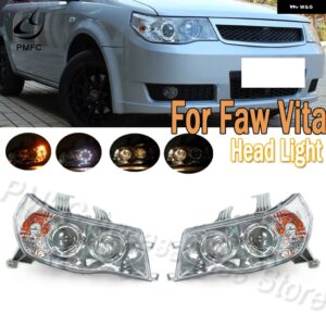 フロントヘッドランプ ウィンカーライト フォグランプ LED LED なし FAW VITA フロントバンパー ヘッドライト 電球車 カスタムパーツ アク