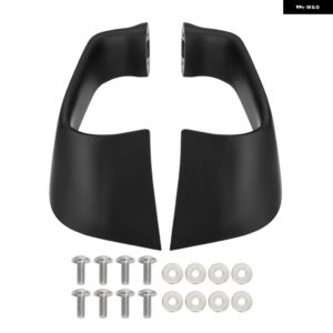 カーボン空力スポイラー ウイングレット ABS フェアリング ヤマハ R1M 2015-2022 YZF-R6 2017-2019-22 固定翼 カスタムパーツ アクセサリー - Matte Black