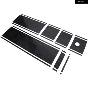 ロータス EMIRA 2021-2023 ボンネットルーフテールステッカー ロングストリップグラフィックビニールフィルムトリム デカールアクセサリー - black