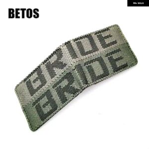 EDBETOS BRIDE 財布 オートウォレット BRIDE 財布 JDM バージョン 2 レーシングシート生地とレザー キャンバス タカタス ウォレット キーケ - Gray-BRIDE-Wallet