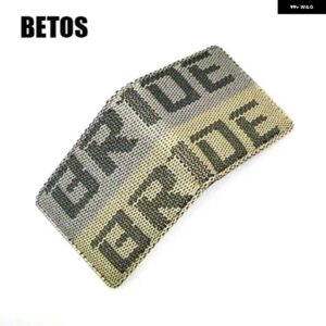 EDBETOS BRIDE 財布 オートウォレット BRIDE 財布 JDM バージョン 2 レーシングシート生地とレザー キャンバス タカタス ウォレット キーケ - Beige-BRIDE-Wallet