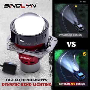 AFS BI LED プロジェクターレンズヘッドライト 17000LUX LED 車ライト 6000K HELLA 3R G5 駆動レンズカーアクセサリー カスタムパーツ アク