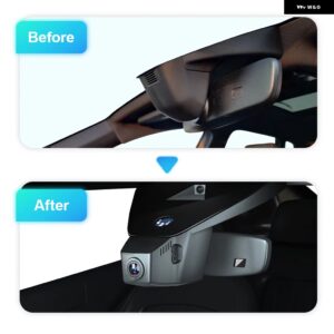 ダッシュカメラ VW VOLKSWAGEN ARTEON 2019-24 ARB 4K OEM LOOK CAR DVR WIFI CONNECT CONTROL BY APP カスタムパーツ アクセサリー 交換用