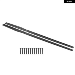 RZ スタイルサイドスカートエクステンションロッカーウィングレットスプリッタースポイラー リップ VW MK7 MK7.5 GTI R R-LINE 2013-2020 - Carbon Fiber