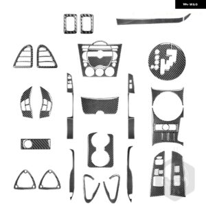 RX-8 RX8 38200 アクセサリーインテリア 装飾ステッカー フルセット カーボン装飾 カスタムパーツ アクセサリー 交換用部品 互換品 - Full Set LHD2