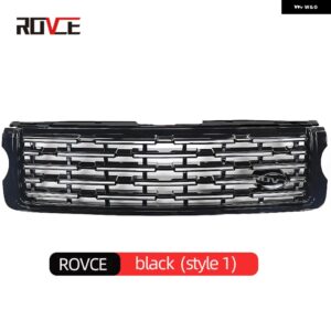 アッパーメッシュグリル アクセサリー LAND ROVER RANGE ROVER VOGUE L405 2013-2017 2023 スタイルフロントバンパー グリル にアップグレー - all black 1