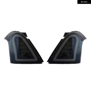 スズキ カースタイリング スイフトテールライト 2005-2016 スイフト LED テールライト リアランプ DRL 信号ブレーキ リバース自動 - Smoke white