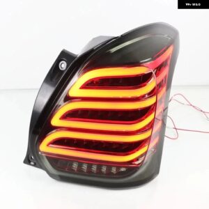 スズキ スイフト 2017 2018 2019 車 LED テールランプ アセンブリテールライト リアフォグランプ ブレーキ ライト リバースダイ - Balck Shell