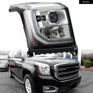 ハロゲンヘッドライト GMC ユーコン 2015-2017 LED DRL プロジェクターヘッドライト ヘッドランプ ウィンカーライト ローハイビームランプ