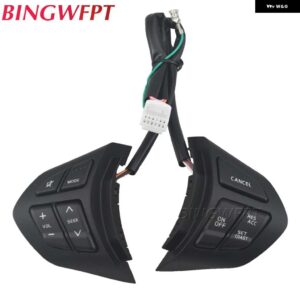 スズキ クルーズコントロール スイッチ オーディオ 音量ボタン ステアリング ホイールボタン グランドビターラカー キット - black