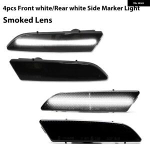 クライスラー クロスファイア 38200 フロント/リアバンパー サイド マーカー インジケータライトアンバー/ホワイト/レッド LED 12V - 4pc Front Rear7