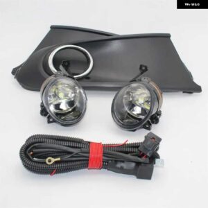 ライト VW ポロヴェントセダンサルーン 2011-16 LED フォグライト ランプ + グリル カバー + ハーネス アセンブリ - set