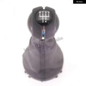 ミニクーパークラブマン F54 2014-16 マニュアル 5/6 スピードギア 黒シフトノブ PU レザーブーツ - 5 speed