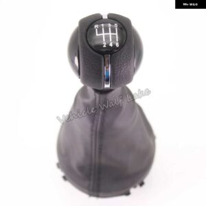 ミニクーパークラブマン F54 2014-16 マニュアル 5/6 スピードギア 黒シフトノブ PU レザーブーツ - 6 speed