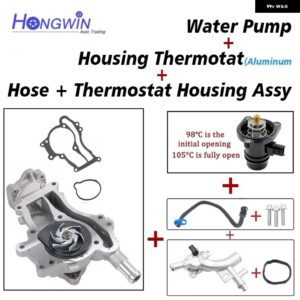 25193922 55593033 1334169 冷却サーモスタット ハウジング ホース ウォーターポンプ クルーズオーランドコルサアストラザフィーラ記章カンポ 1.4 - Option 5