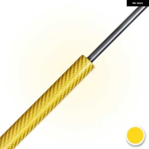 RAM ピックアップ用トランクストラット 第 5世代 RAM 1500 ピックアップ 2018-2023 リアテールゲート ブーツ - Yellow Carbon Fiber