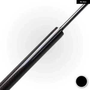 RAM ピックアップ用トランクストラット 第 5世代 RAM 1500 ピックアップ 2018-2023 リアテールゲート ブーツ - Black Carbon Fiber